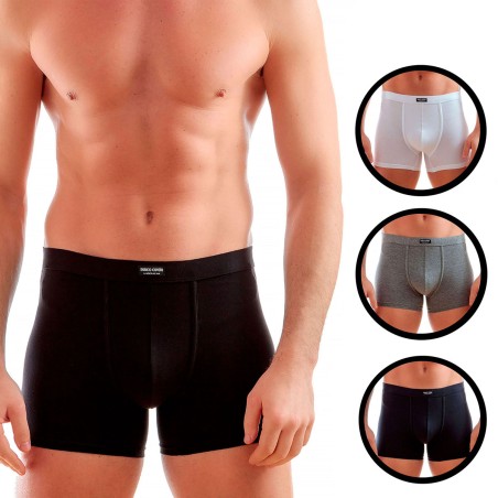 6 Boxer uomo Coveri in cotone elasticizzato con elastico interno e logo