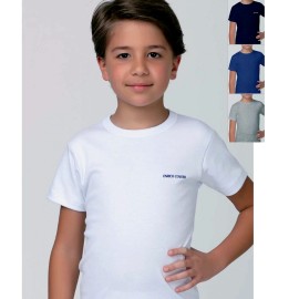 3 Maglie bambino Coveri manica corta a girocollo in cotone