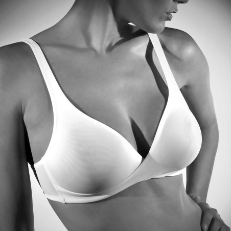 Reggiseno donna Gios in microfibra preformata con doppio sostegno e senza cuciture