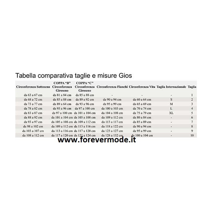 Body donna Gios in microfibra senza ferretto con coppe preformate senza cuciture