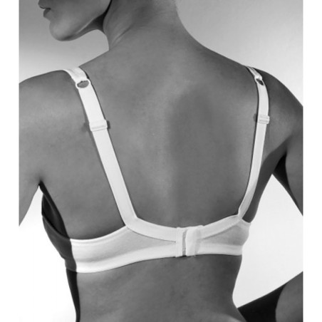 Reggiseno donna Gios in cotone doppiato senza ferretto con spalline comfort