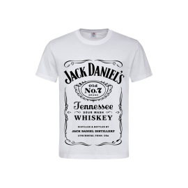 T-shirt uomo Jack Daniel's manica corta a girocollo in cotone con stampa logo 2