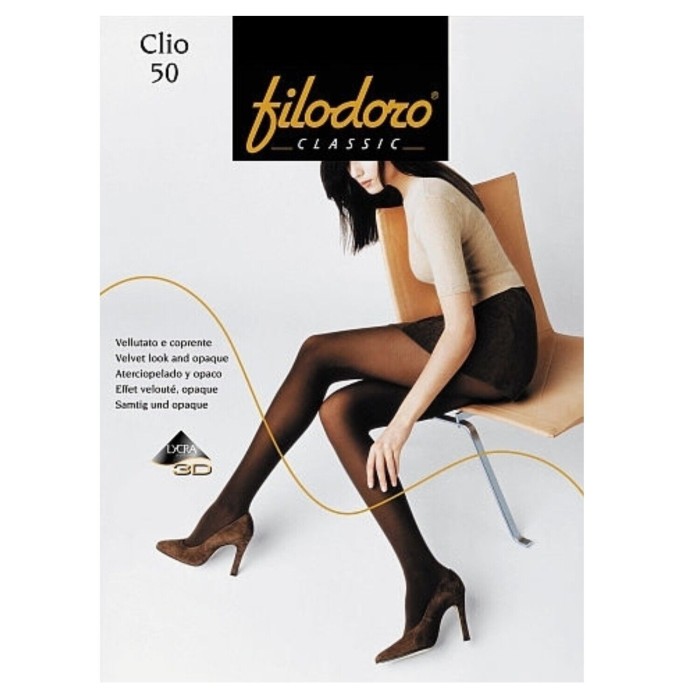 3 Collant donna Filodoro Microfibra 50 coprente tuttonudo
