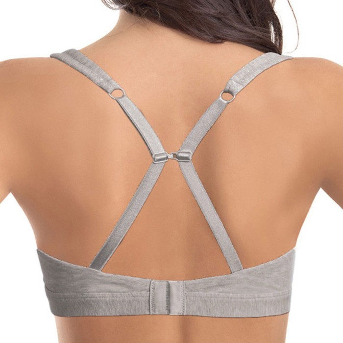 Reggiseno donna SieLei a triangolo senza ferretto non imbottito in cotone biologico