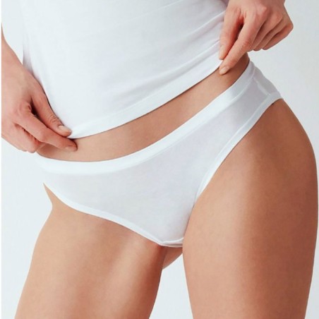 3 Slip donna Cotonella Mini in cotone organico con elastici tubolari