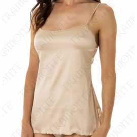 Canottiera Top donna Tramonte a spalla stretta in raso elasticizzato