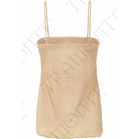 Canottiera Top donna Tramonte a spalla stretta in raso elasticizzato