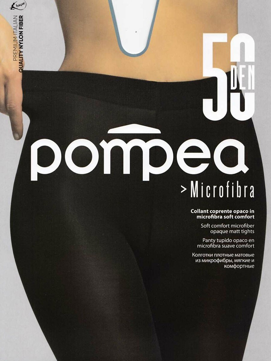 Collant donna Pompea coprenti in morbida microfibra 50 denari