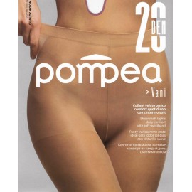 3 Collant donna Pompea Vani 20 opachi con corpino rinforzato e tassello