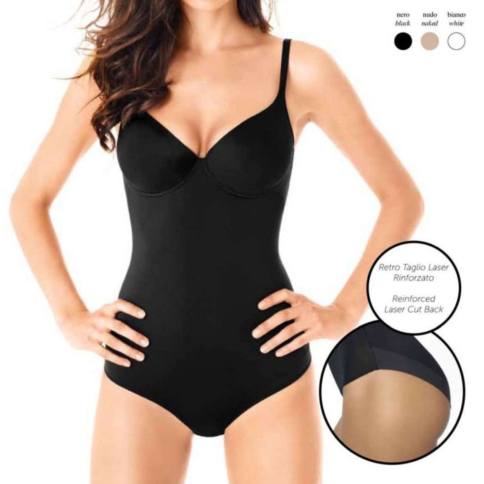 Body donna Lormar con ferretto e leggera imbottitura stretch