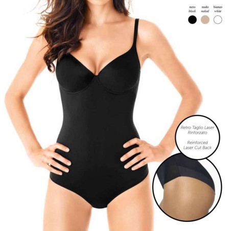 Body donna Lormar con ferretto e leggera imbottitura stretch
