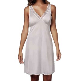 Sottoveste donna Andra Lingerie spalla larga con forma del seno e pizzo