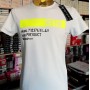 T-shirt uomo Papeete manica corta a girocollo con stampa logo fluo