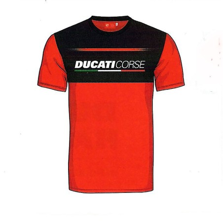 Ducati Corse T-shirt uomo manica corta Ufficiale del Team con logo