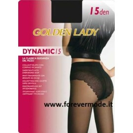 Collant donna Golden Lady Dinamic15 velatissimo corpino sgambato