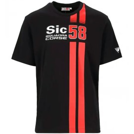 Sic 58 Squadra Corse T-shirt manica corta Ufficiale con logo unisex