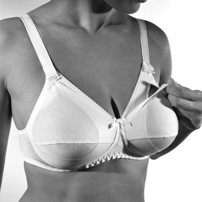Reggiseno donna Gios Mamma in cotone con gancetto di apertura per allattamento