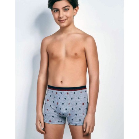 6 Boxer bambino Coveri in cotone lavorati moda con elastico loggato