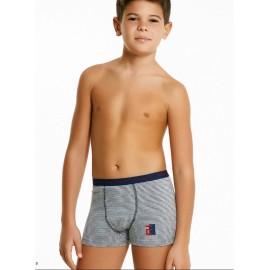 6 Boxer bambino Coveri in cotone lavorati moda con elastico loggato 2