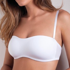 Reggiseno donna Frames a fascia in microfibra senza ferretto in coppa B 2