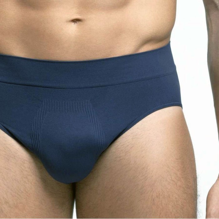 6 Slip uomo Pompea in microfibra a coste anatomici senza cuciture
