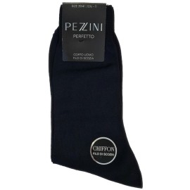 6 Paia di Calze corte uomo Pezzini in filo di scozia a maglia rasata