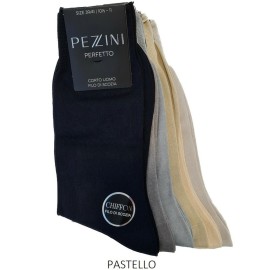 6 Paia di Calze corte uomo Pezzini in filo di scozia a maglia rasata 2