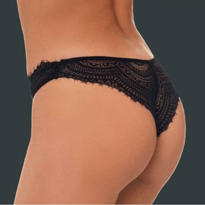 Slip brasiliana donna Gian Marco Venturi in morbido pizzo elasticizzato
