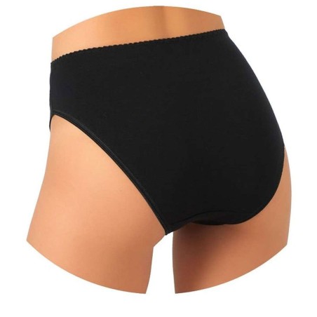 3 Slip donna Jadea Midi cotone modal elasticizzato e pizzo