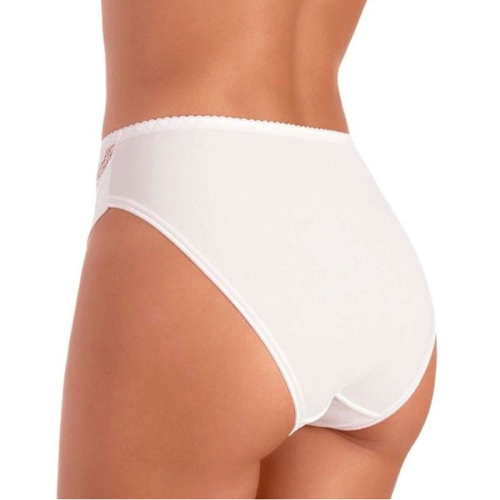 3 Slip donna Jadea Midi cotone modal elasticizzato e pizzo