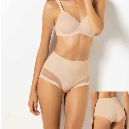 Guaina donna SieLei contenitiva in microfibra con bordi invisibili