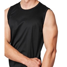 T-shirt smanicata uomo Gicipi a girocollo in morbido e leggero filoscozia 2