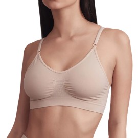 Reggiseno Top donna Bellissima in microfibra contenitiva senza ferretto