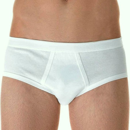 Slip uomo Fragi midi in filo di scozia mercerizzato con elastico tubolare