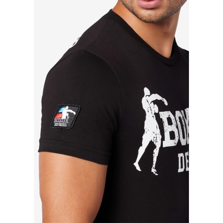 T-shirt uomo Boxeur Des Rues manica corta con stampa logo fronte e retro