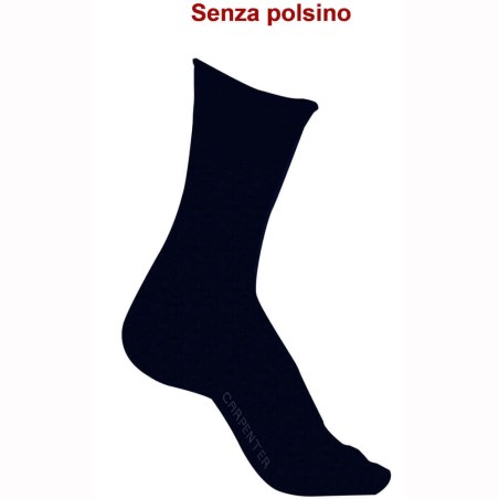 6 Paia di Calze da uomo Carpenter corte in caldo cotone senza polsino