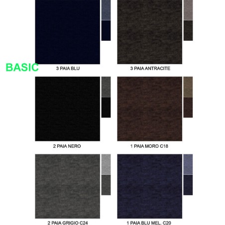 6 Paia di Calze da uomo Carpenter corte in caldo cotone senza polsino