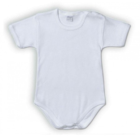 3 Body neonato bambino Ellepi manica corta aperti in spalla in cotone garzato