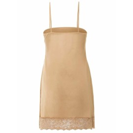 Sottoveste donna Tramonte spalla stretta in raso elasticizzato con pizzo 2