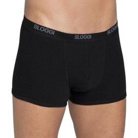 2 Boxer da uomo Sloggi Short in leggero cotone elasticizzato con elastico loggato 2