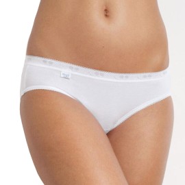 2 Slip da donna Sloggi Mini in leggero cotone elasticizzato con logo