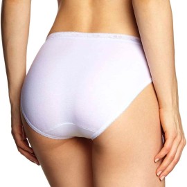 2 Slip da donna Sloggi Tai sgambati in leggero cotone elasticizzato e logo 2