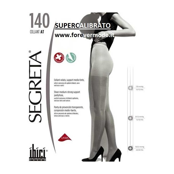 Collant donna Ibici Segreta 140 ideale per vene e capillari