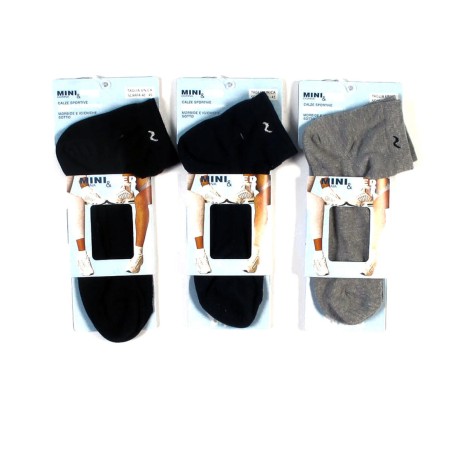 6 Paia di Calze uomo Prisco pedulino corto in cotone comfort sportivo