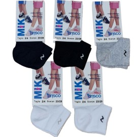 6 Paia di calze bimbo unisex Prisco corte in cotone traspirante sportive