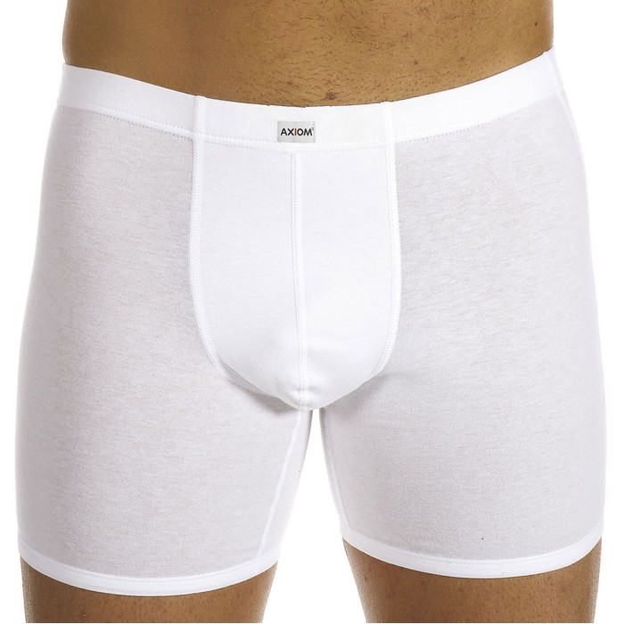 3 Boxer uomo Axiom in cotone con gamba allungata ed elastico infilato