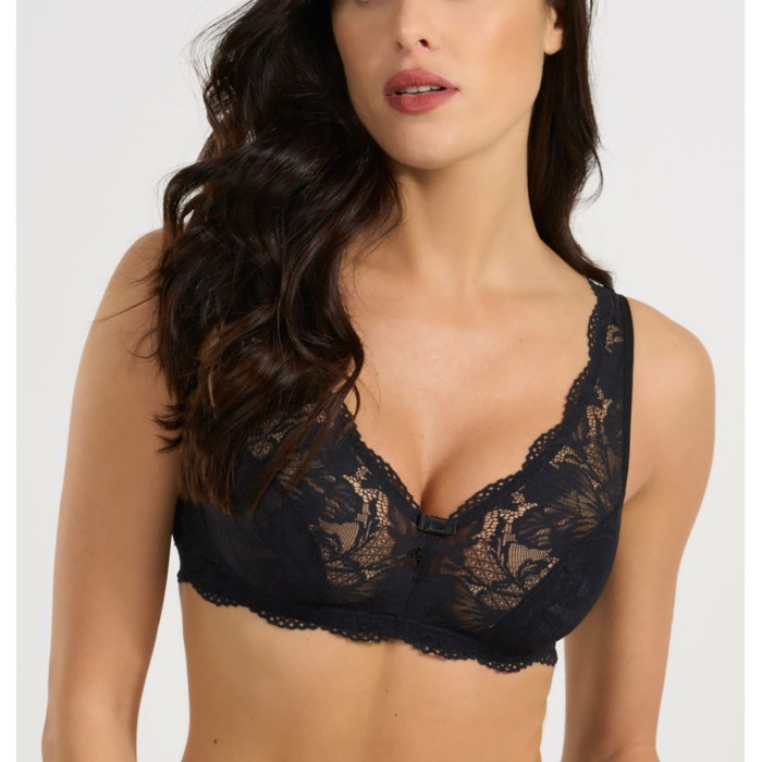 Reggiseno donna Spiman a Vela senza ferretto e non imbottito in pizzo