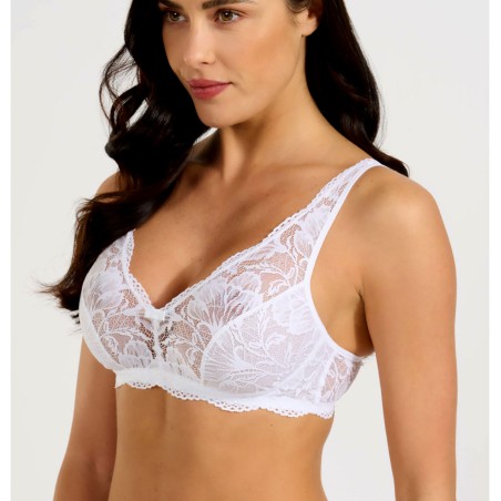 Reggiseno donna Spiman a Vela senza ferretto e non imbottito in pizzo