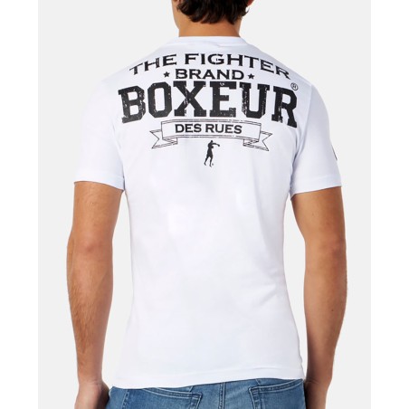 T-shirt uomo Boxeur Des Rues manica corta con stampa logo fronte e retro T-shirt uomo Boxeur Des Rues manica corta con stampa logo fronte e retro