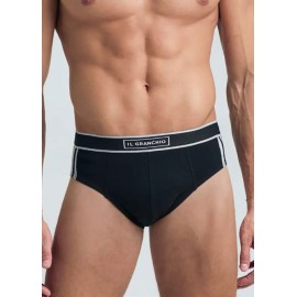 3 Slip uomo Granchio in cotone con bande ed elastico esterno loggato